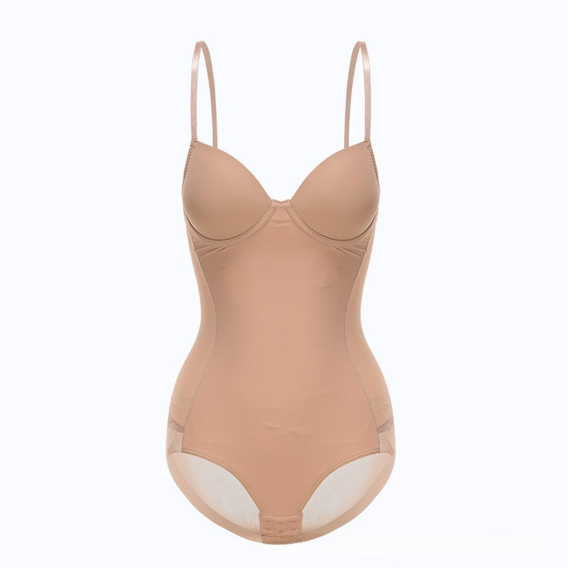 Full Body Shapewear Bodysuit with Built-In Bra - Tummy Control & Butt Lift
