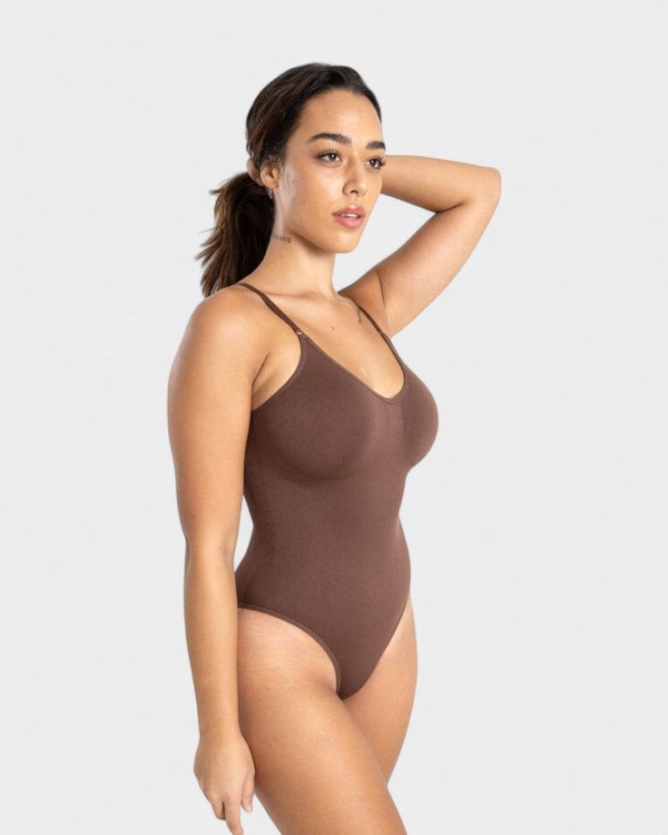 Full Body Shapewear Bodysuit with Built-In Bra - Tummy Control & Butt Lift